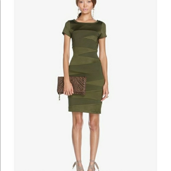 Diane Von Furstenberg Olive Green Dress - Picture 2 of 7